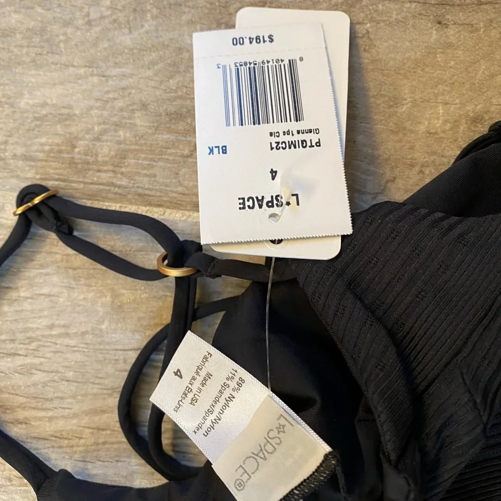 L*Space black one piece NWT - Picture 3 of 5